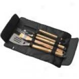 Browning Barbecue Utensil Set - 4-piece, Stainless Steel