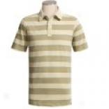 Burton Striped Polo Shirt - Short Sleeve (Conducive to Men)