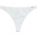 Calida Finease Thong Underwear - Mercerized Cotton (for Women)