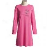 Calida Lille Aelgen Nightshirt - Cotton, Long Sleeve (for Women)