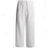 Calida Mix And Matdh Linen-cotton Pants - Three-quarter Length (for Women)
