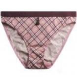Calida Plaid Underwear Briefs - High-cut  (for Women)