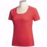 Czlida Rib Cotton Shirt - Short Sleeve  (for Women)