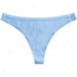 Calida Ribbed Cotton Thong Underwear  (In favor of Women)