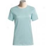 Calida Short Sleeve Knit Cotton Top - (for Women)