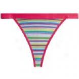 Calida Solid Stripe Thong - Underwear (for Women)