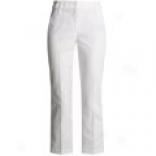 Cambio Cotton Pique Crop Pants (for Women)