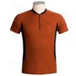 Canari Extended elevation Zip Neck Cycling Jersey - Short Sleeve (for Men)
