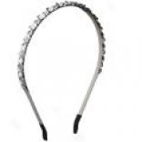 Cara Accessories Chain Link Satin Ribbon Headband (for Women)