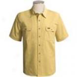 Carhartt Canvas Work Shirt - Cotton, Short Sleeve (for Tall Men)