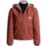 Carhartt Sandstone Sierda Hooded Jacket With Sherpa Lining (for Women)