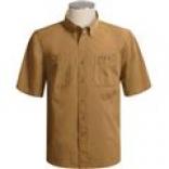 Carhartt Tradesmen Canvas Work Shirt - Cotton, Short Sleeve (for Tall Men)