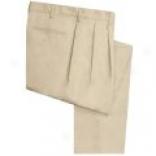 Classic Pleated Pants (for Men)