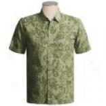 Columbia Sportwear Sponge Hibiscus Print Shirt - Short Sleeve (for Men)