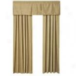 Commonwealth Home Fashions Shadow Woven Box Pleat Curtain Valance - Insukated