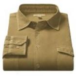 Community Cotton-cashmere Twill Sport Shirt - Long Sleeve (for Men)
