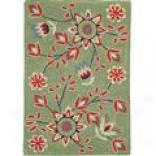 Fellowship C Hooked Wool Accent Rug - 2x3'