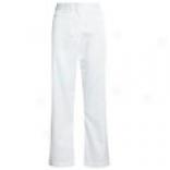 Cotton Ricb Pants - Flat Front (for Women)