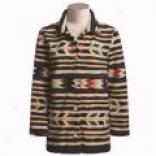 County Clothing Blanket Stripe Cardigan Jacket (for Women)