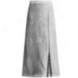 Covelo Linen Crackle Skirt (for Women)