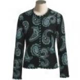 Covelo Malaysian Cardigan Sweater - Silk-cotton (for Women)