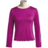 Covelo Silk Knit Shirt - Long Sleeve (for Women)