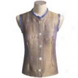 Covelo Silk-linen Shirt - Sleeveless (for Women)