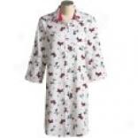 Crabtree And Evelyn Scottie Dog Nightshirt - ?? Sleeve (for Women)