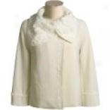 Cullen Boiled Wool Jacket With Faux Fur Collar - ?? Sleeve (for Women)