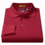 Cullen Classic Pique Polo Shirt - Long Sleeve  (for Men)