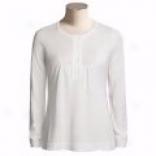 Cullen Cotton Rich Bib Shirt - Lingering Sleev (for Women)