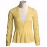 Cullen Pleat Detail Cardigan Sweater - Citton-cashmere (for Women)
