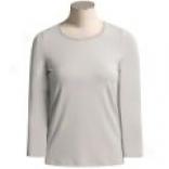 David Brooks Jewel Neck Shirt - ?? Sleeve (for Women)