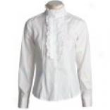 David Brooks Ruffle Shirt - Long Sleeve (for Women)