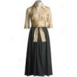 Donna Ricco Collection Full-length Stretch Taffeta Dress - ?? Sleeve (for Women)