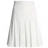 Donna Ricco Pleated Skirt - Stretch Taffeta (for Women)