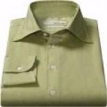 Equilibrio Herrinvbone Sport Shirt - Long Sleeve (for Men)