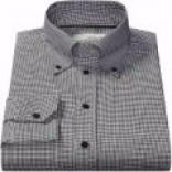 Equilibrio Houndstooth Sport Shirt - Long Sleeve (for Men)