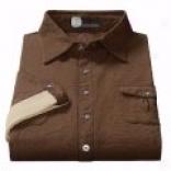 Equilibrio Slub Cotton Polo Shirt - Short Sleeve (for Men)