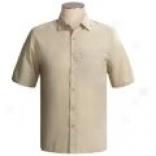 Ex Officio Dryflylite Traveler Shirt - 30+ Upf, Short Sleeve (for Men)