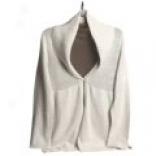 Fever Cotton Rich Caridgan Sweater - Shawl Collar (for Women)