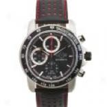 Gevril Gv2 Sports Ii Automatic Chronograph Watch With Leather Band (for Men)