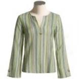 Gramicci Island Embroidered Tunic Shirt - Long Sleeve  (for Women)