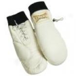 Grandoe Knockout Leather Ski Mittens - Wagerproof Insulated (for Women)