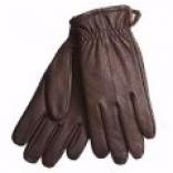 Grandoe Pebbled Leather Captain Gloves - Lined (for Men)