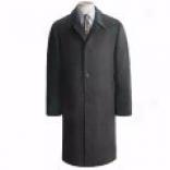 Hart, Scanffner And Marx Twill Overcoat - Wool-cashmere (for Men)