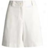 Harve Benard Cotton Sateen Shorts  (for Women)