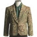 Harve Benard Paisley Tapestry Jacket - 3/4 Sleeve (for Women)