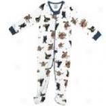 Hatley Pdinted Footed Coveralls (for Infants)