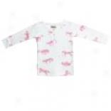 Hatley Thermal Cotton Henley Shirt - Long Sleeve (for Kids)